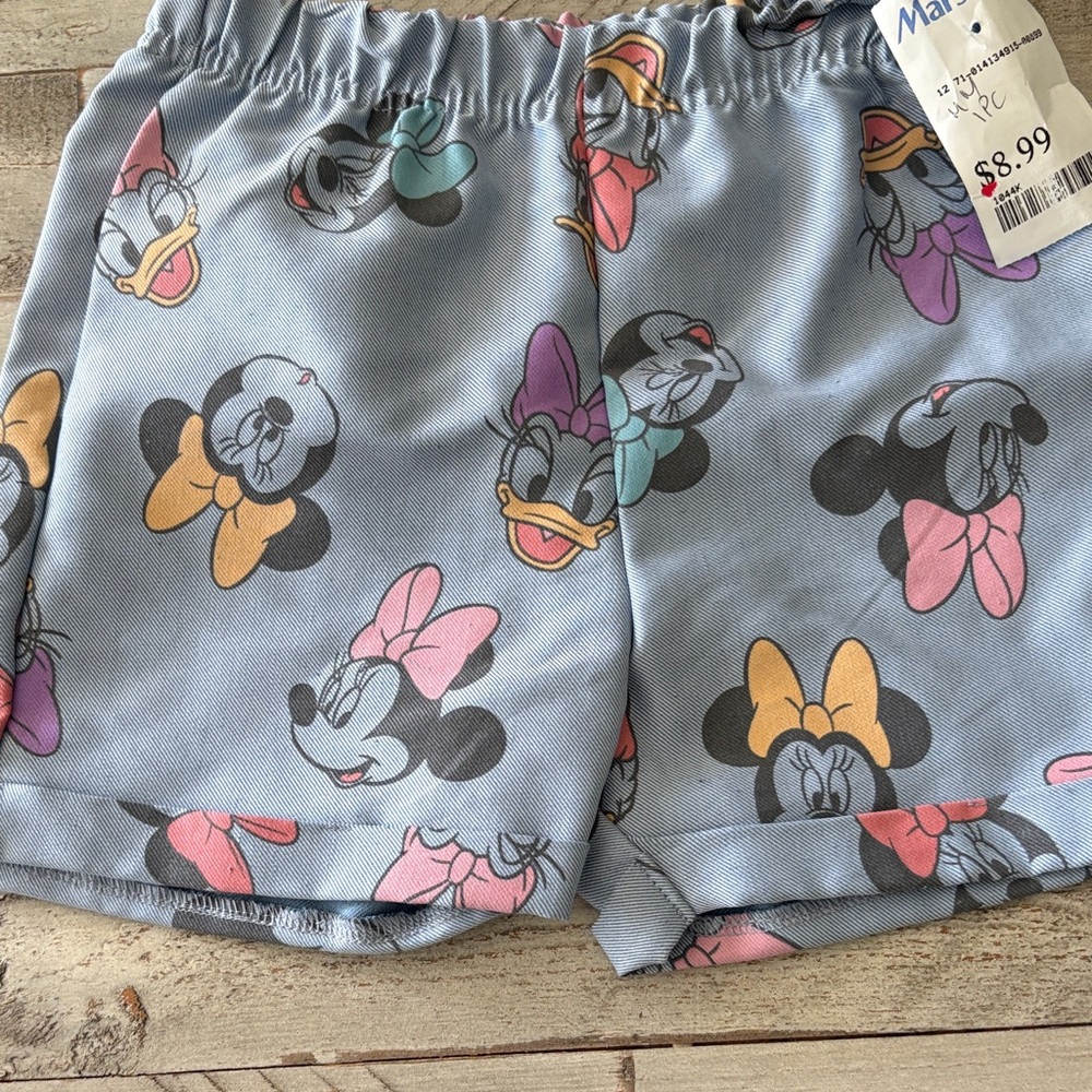 Disney Kids' Character Print Shorts - Light Blue